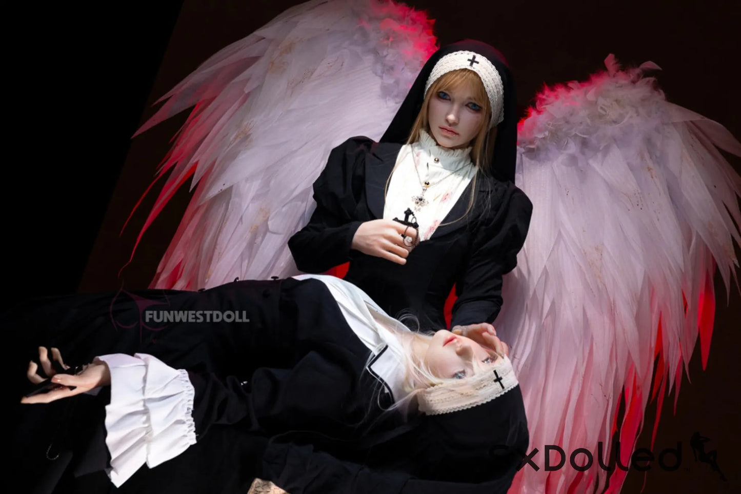 Bella C (A-Cup) (159cm) | Angel Nun Cosplay Sex Doll | Funwest Doll A-Cup / 159cm / Blonde Sex Doll