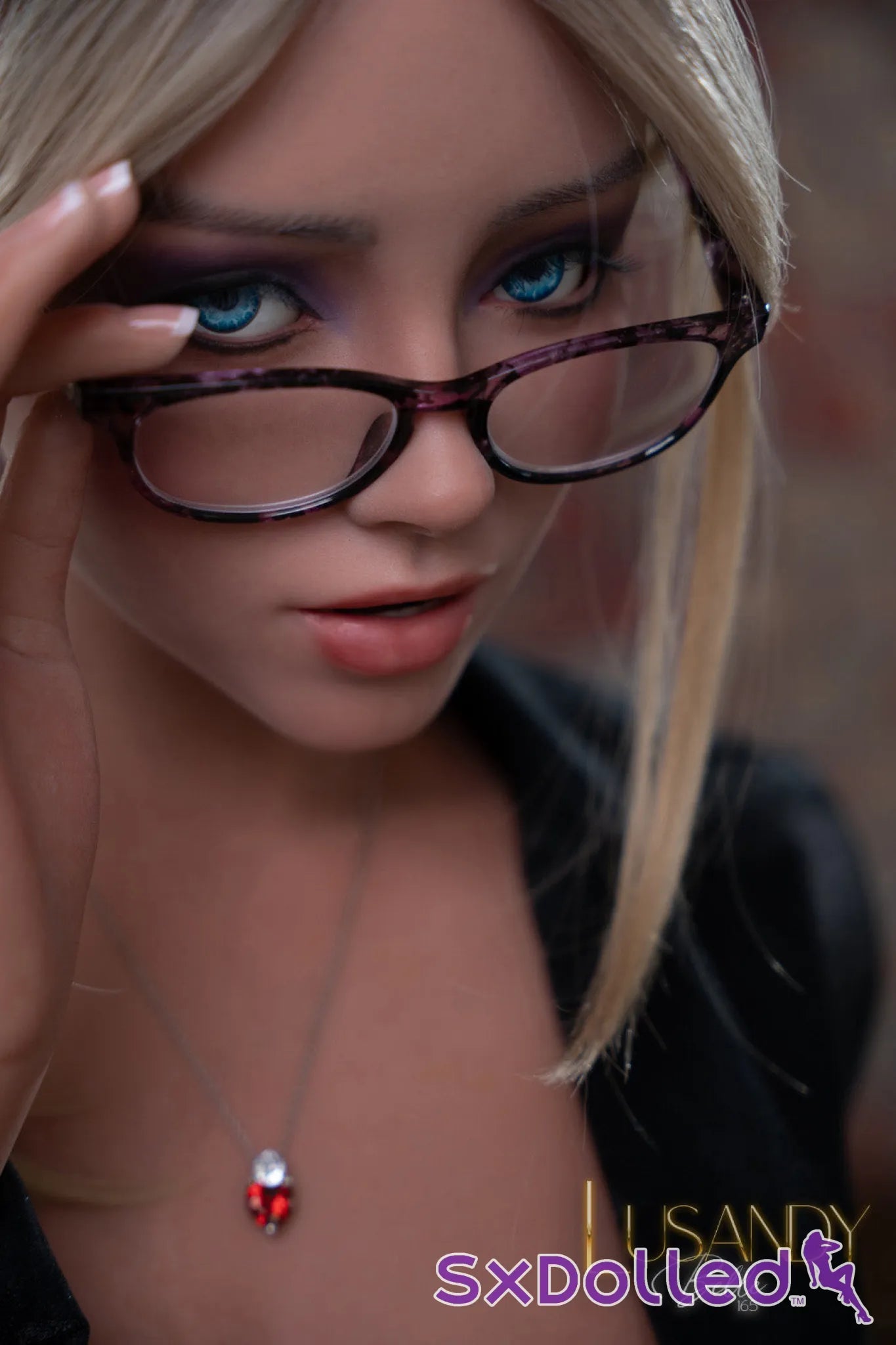 Belle E (E-Cup) (165cm) | Blonde Office Assistant Sex Doll | Lusandy E-Cup / 165cm / Ombre Sex Doll