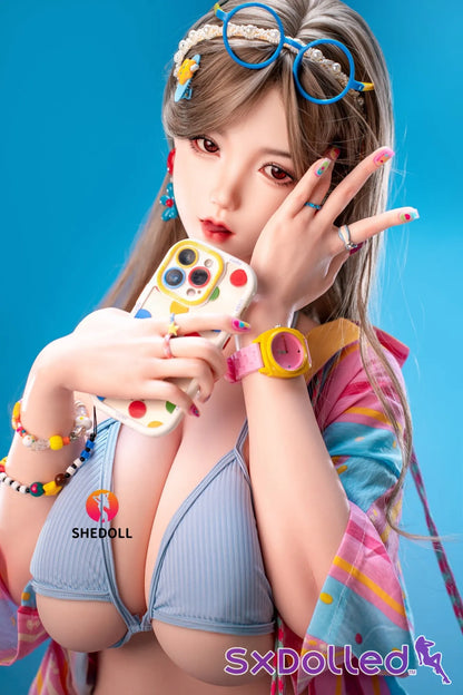 Belle I (H-Cup) (155cm) | Busty Curvy Japanese Sex Doll | SHEDOLL - H-Cup / 155cm / Brunette - Sex Doll