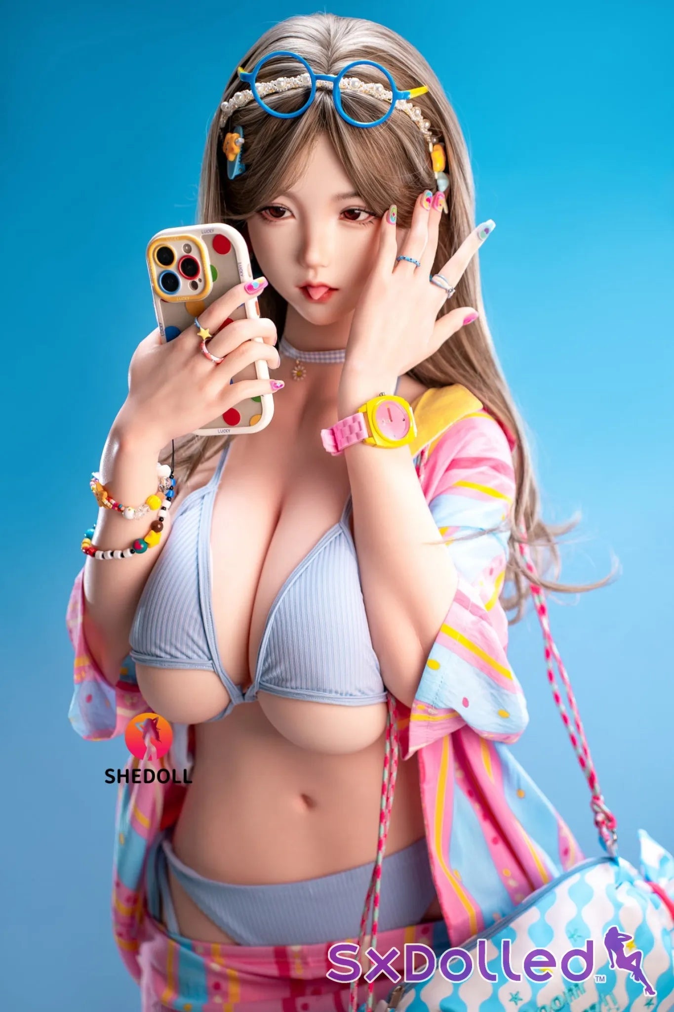 Belle I (H-Cup) (155cm) | Busty Curvy Japanese Sex Doll | SHEDOLL - H-Cup / 155cm / Brunette - Sex Doll