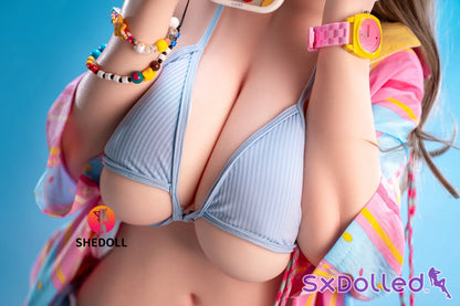 Belle I (H-Cup) (155cm) | Busty Curvy Japanese Sex Doll | SHEDOLL - H-Cup / 155cm / Brunette - Sex Doll