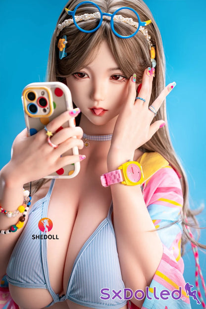 Belle I (H-Cup) (155cm) | Busty Curvy Japanese Sex Doll | SHEDOLL - H-Cup / 155cm / Brunette - Sex Doll