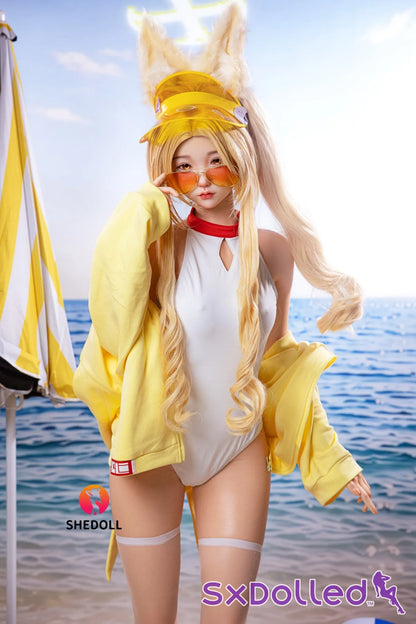 Belle J (A-Cup) (152cm) | Sunny Fox Girl Sex Doll | SHEDOLL - A-Cup / 152cm / Blonde - Sex Doll