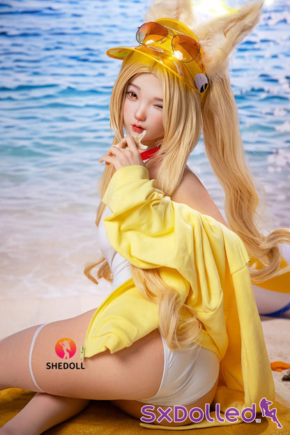 Belle J (A-Cup) (152cm) | Sunny Fox Girl Sex Doll | SHEDOLL - A-Cup / 152cm / Blonde - Sex Doll