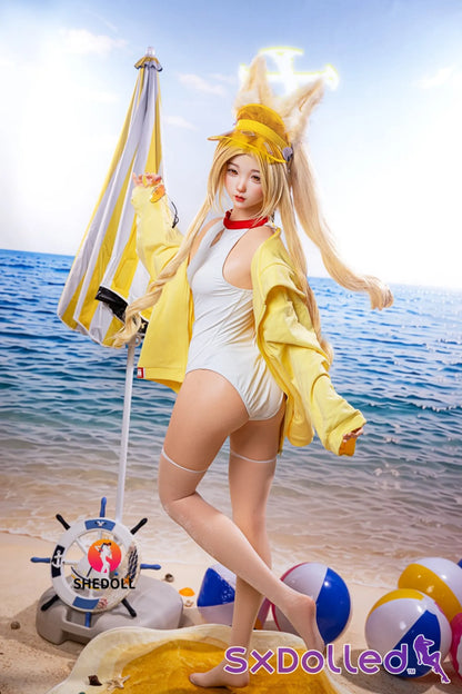 Belle J (A-Cup) (152cm) | Sunny Fox Girl Sex Doll | SHEDOLL - A-Cup / 152cm / Blonde - Sex Doll
