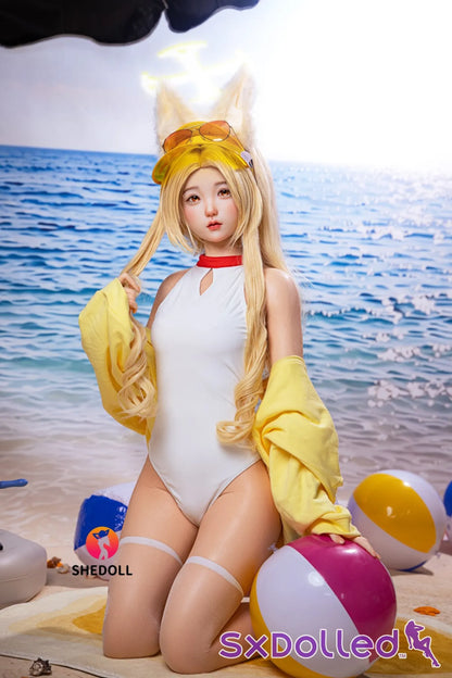 Belle J (A-Cup) (152cm) | Sunny Fox Girl Sex Doll | SHEDOLL - A-Cup / 152cm / Blonde - Sex Doll