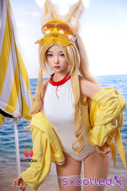 Belle J (A-Cup) (152cm) | Sunny Fox Girl Sex Doll | SHEDOLL - A-Cup / 152cm / Blonde - Sex Doll