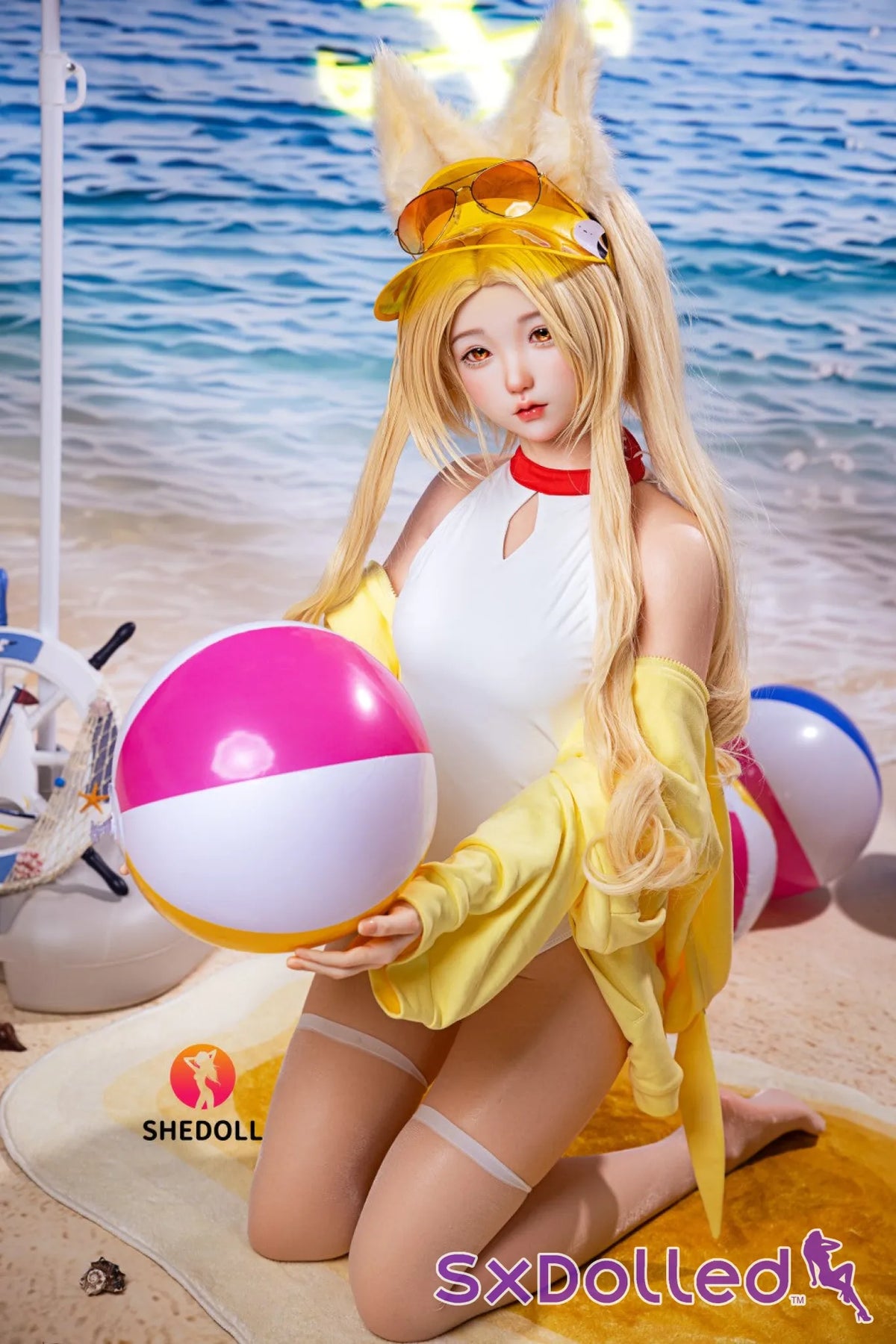 Belle J (A-Cup) (152cm) | Sunny Fox Girl Sex Doll | SHEDOLL - A-Cup / 152cm / Blonde - Sex Doll