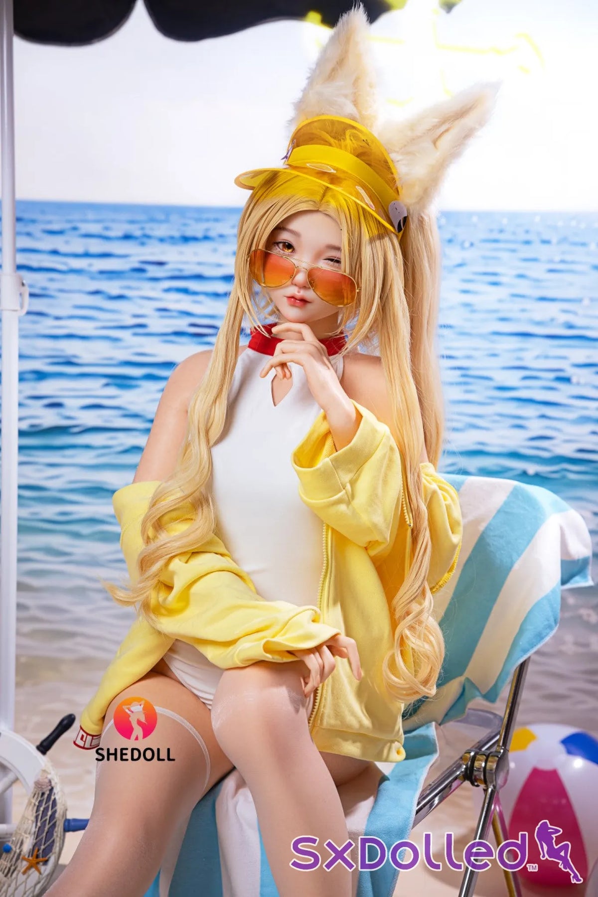 Belle J (A-Cup) (152cm) | Sunny Fox Girl Sex Doll | SHEDOLL - A-Cup / 152cm / Blonde - Sex Doll