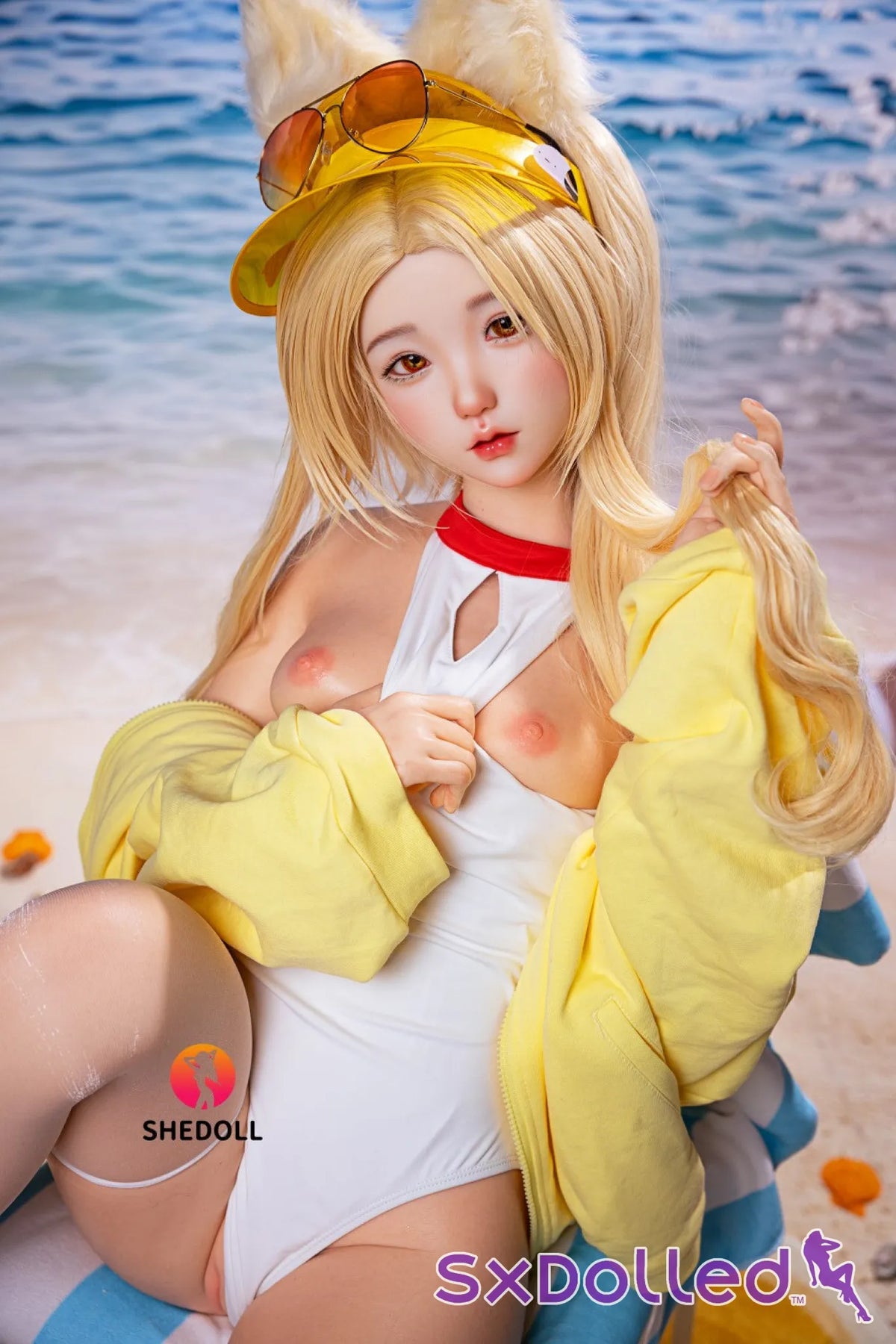 Belle J (A-Cup) (152cm) | Sunny Fox Girl Sex Doll | SHEDOLL - A-Cup / 152cm / Blonde - Sex Doll
