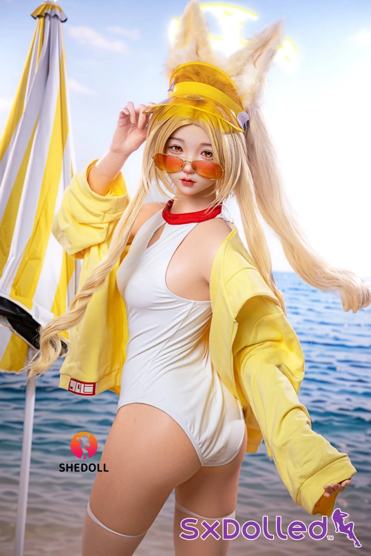 Belle J (A-Cup) (152cm) | Sunny Fox Girl Sex Doll | SHEDOLL - A-Cup / 152cm / Blonde - Sex Doll