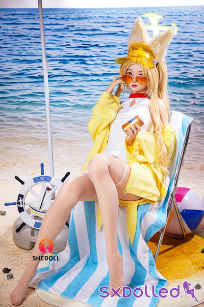 Belle J (A-Cup) (152cm) | Sunny Fox Girl Sex Doll | SHEDOLL - A-Cup / 152cm / Blonde - Sex Doll