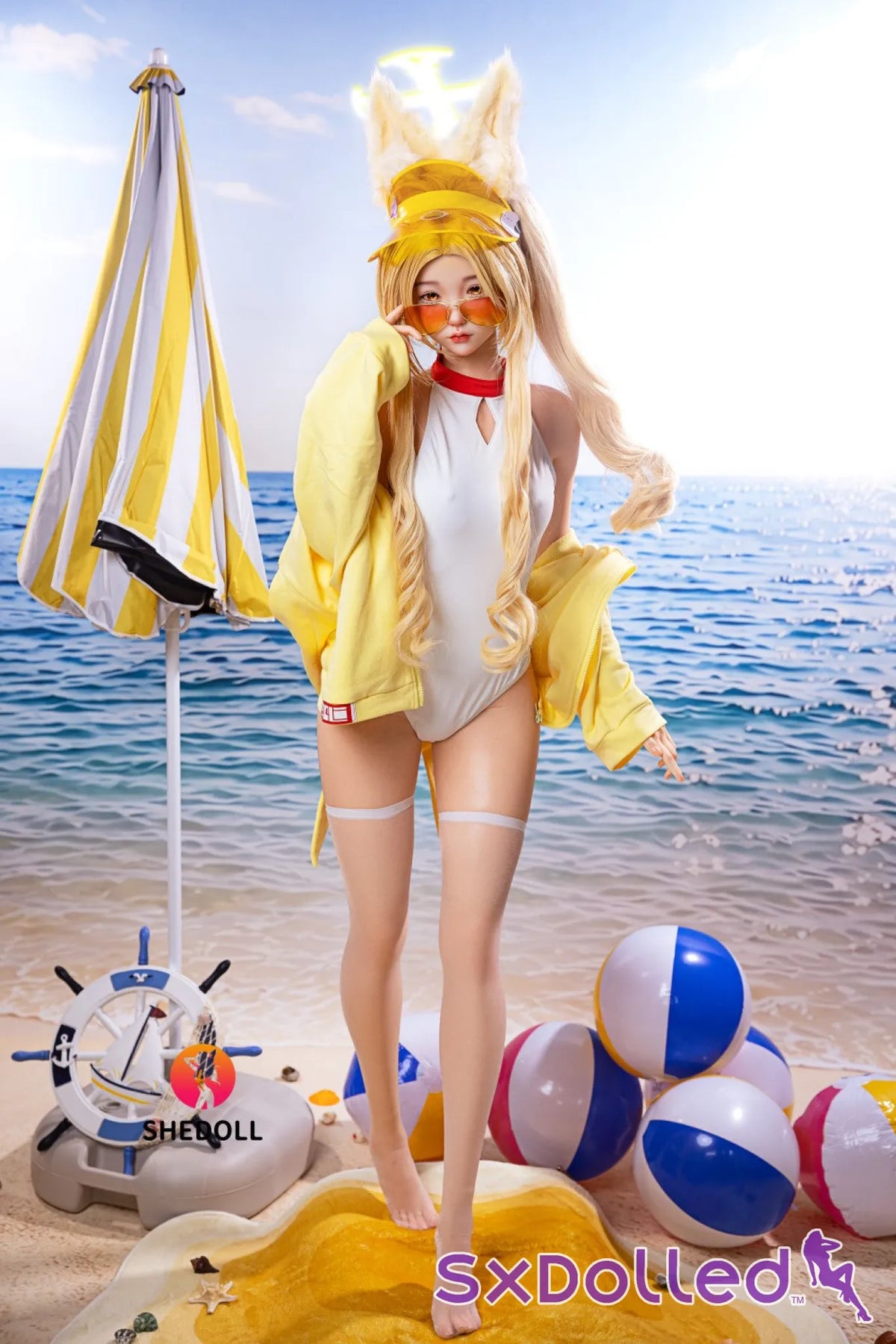 Belle J (A-Cup) (152cm) | Sunny Fox Girl Sex Doll | SHEDOLL - A-Cup / 152cm / Blonde - Sex Doll