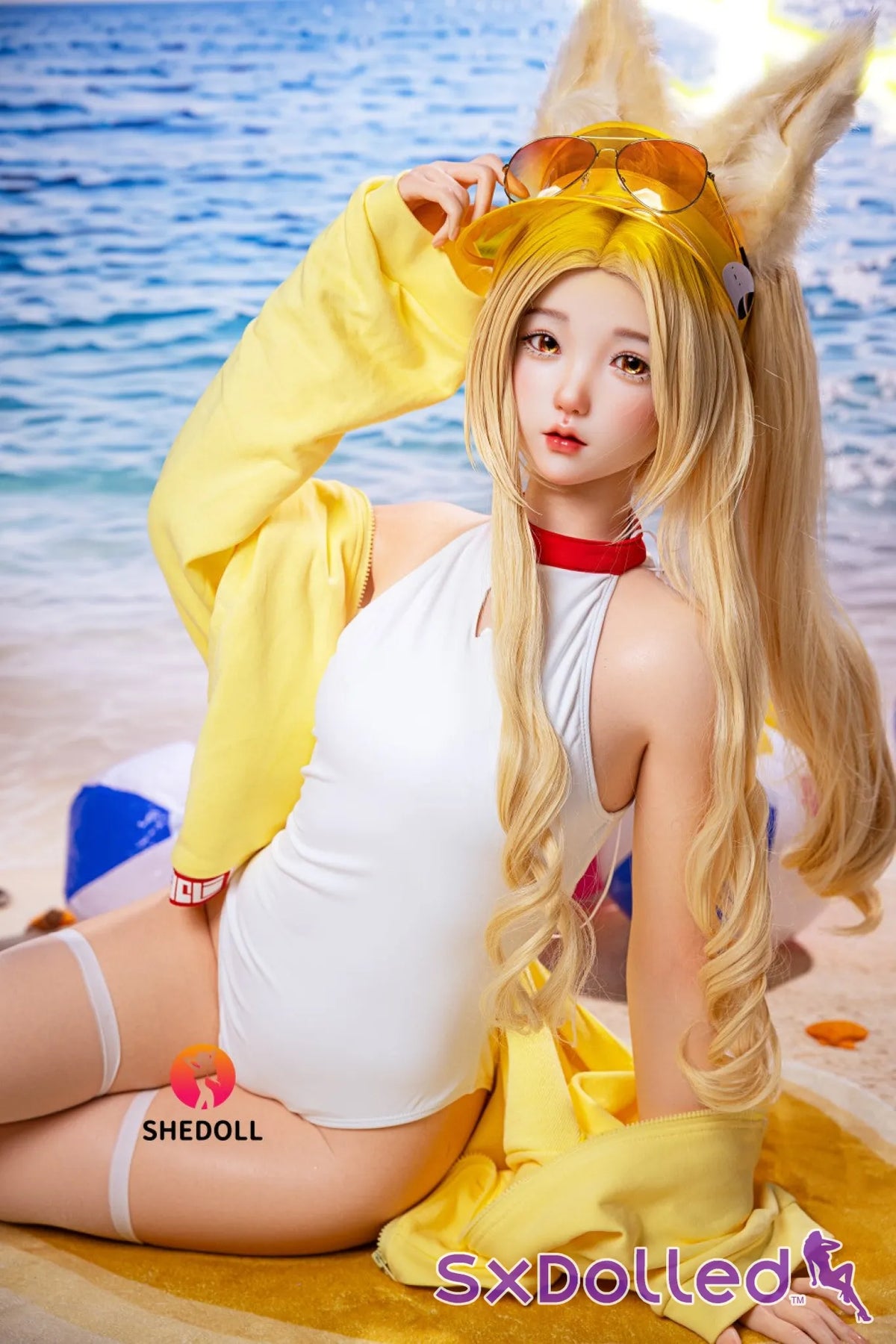 Belle J (A-Cup) (152cm) | Sunny Fox Girl Sex Doll | SHEDOLL - A-Cup / 152cm / Blonde - Sex Doll