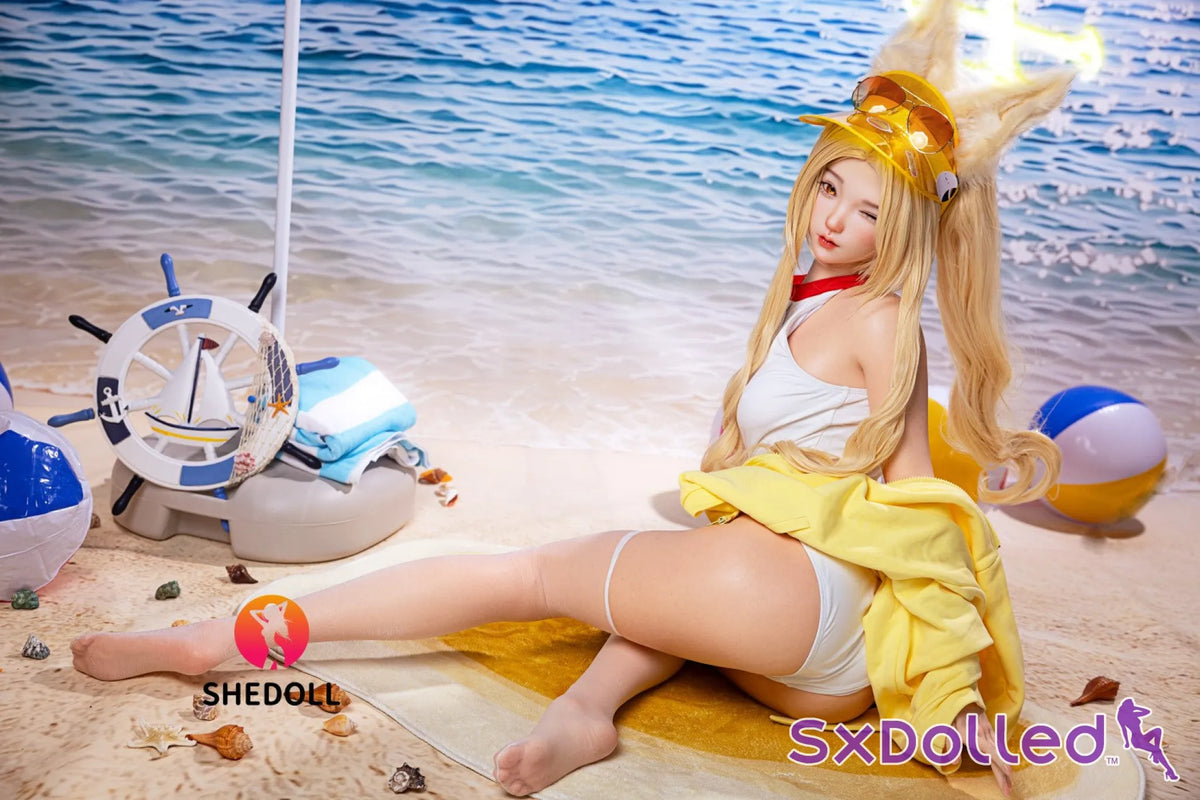 Belle J (A-Cup) (152cm) | Sunny Fox Girl Sex Doll | SHEDOLL - A-Cup / 152cm / Blonde - Sex Doll