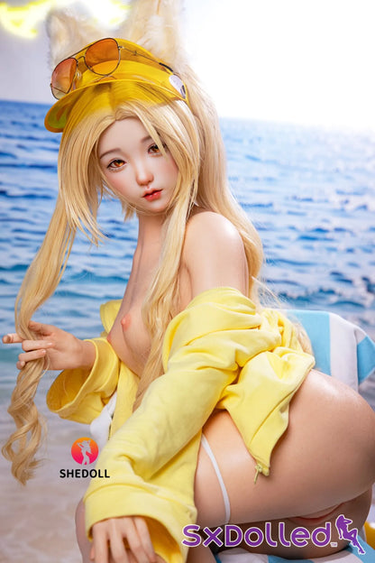 Belle J (A-Cup) (152cm) | Sunny Fox Girl Sex Doll | SHEDOLL - A-Cup / 152cm / Blonde - Sex Doll