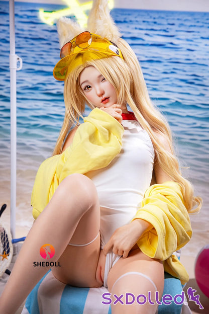 Belle J (A-Cup) (152cm) | Sunny Fox Girl Sex Doll | SHEDOLL - A-Cup / 152cm / Blonde - Sex Doll