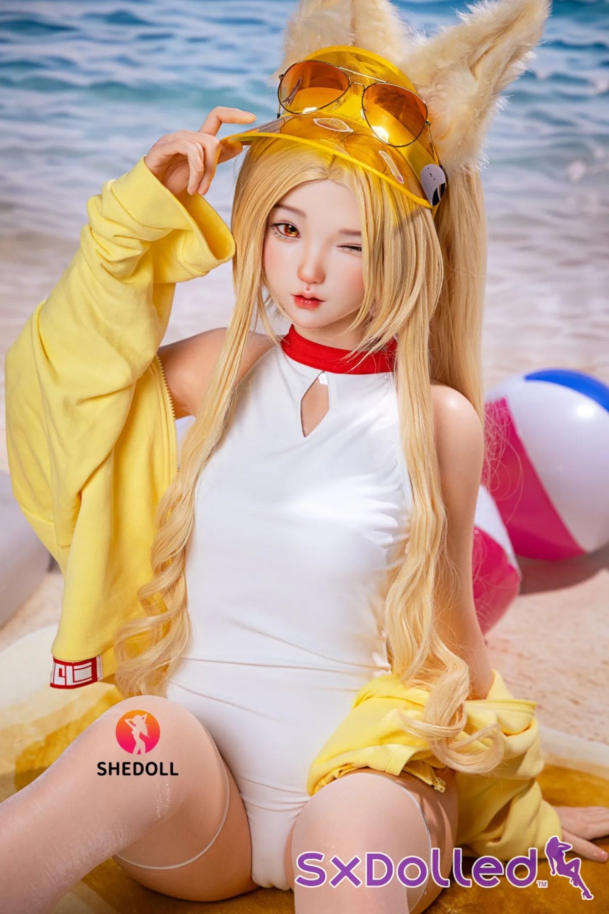 Belle J (A-Cup) (152cm) | Sunny Fox Girl Sex Doll | SHEDOLL - A-Cup / 152cm / Blonde - Sex Doll