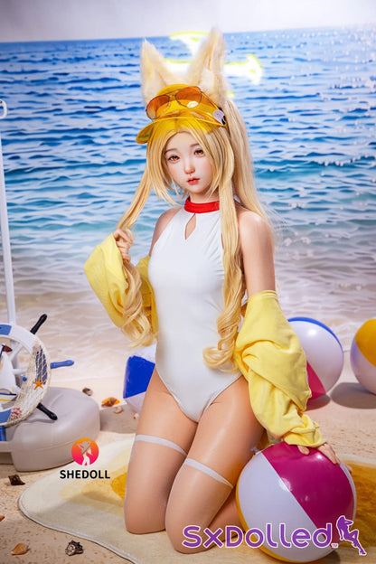 Belle J (A-Cup) (152cm) | Sunny Fox Girl Sex Doll | SHEDOLL - A-Cup / 152cm / Blonde - Sex Doll