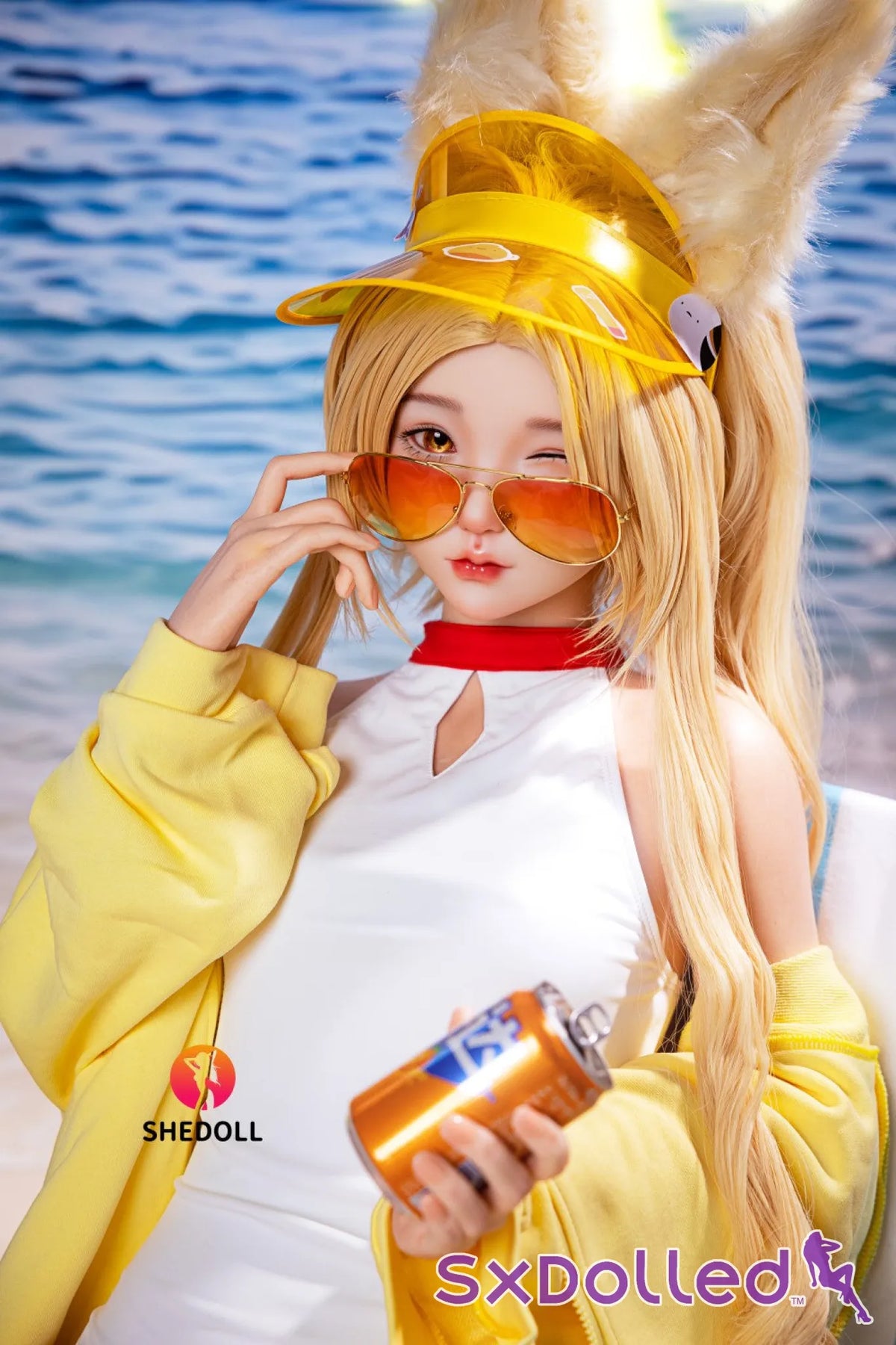 Belle J (A-Cup) (152cm) | Sunny Fox Girl Sex Doll | SHEDOLL - A-Cup / 152cm / Blonde - Sex Doll