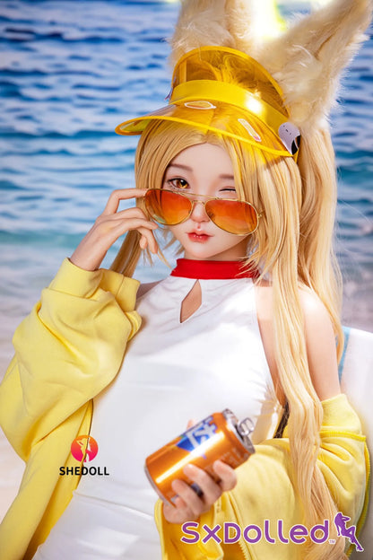 Belle J (A-Cup) (152cm) | Sunny Fox Girl Sex Doll | SHEDOLL - A-Cup / 152cm / Blonde - Sex Doll
