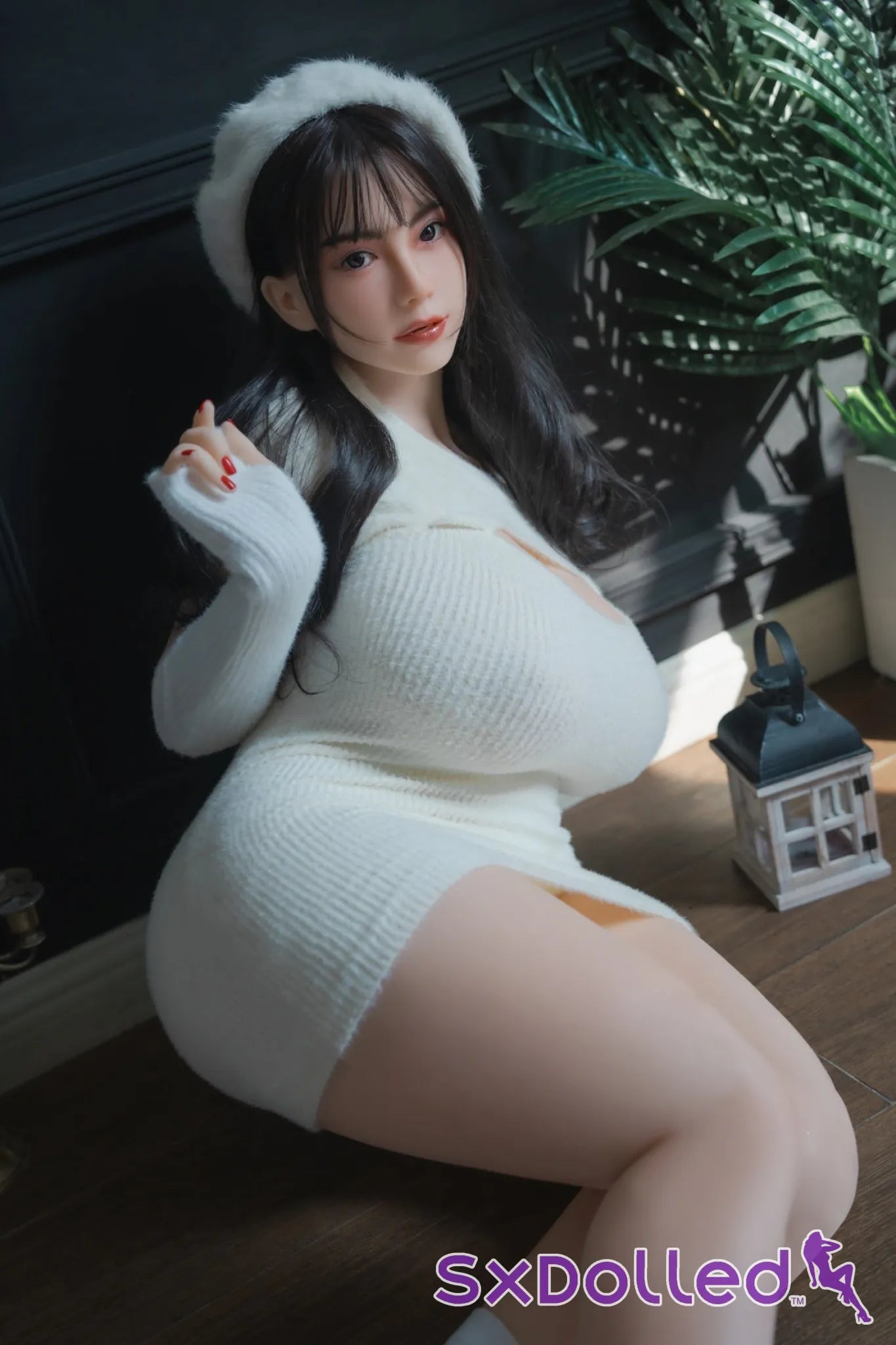 Betsy A (M-Cup) (161cm) | BBW Huge Breasts Sex Doll | HR Doll - M-Cup / 161cm / Black - Sex Doll