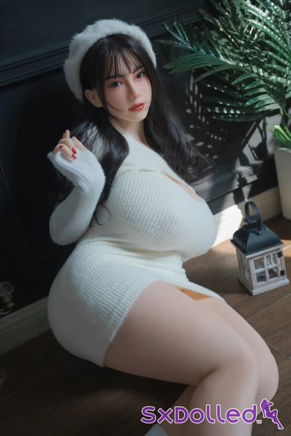 Betsy A (M-Cup) (161cm) | BBW Huge Breasts Sex Doll | HR Doll - M-Cup / 161cm / Black - Sex Doll