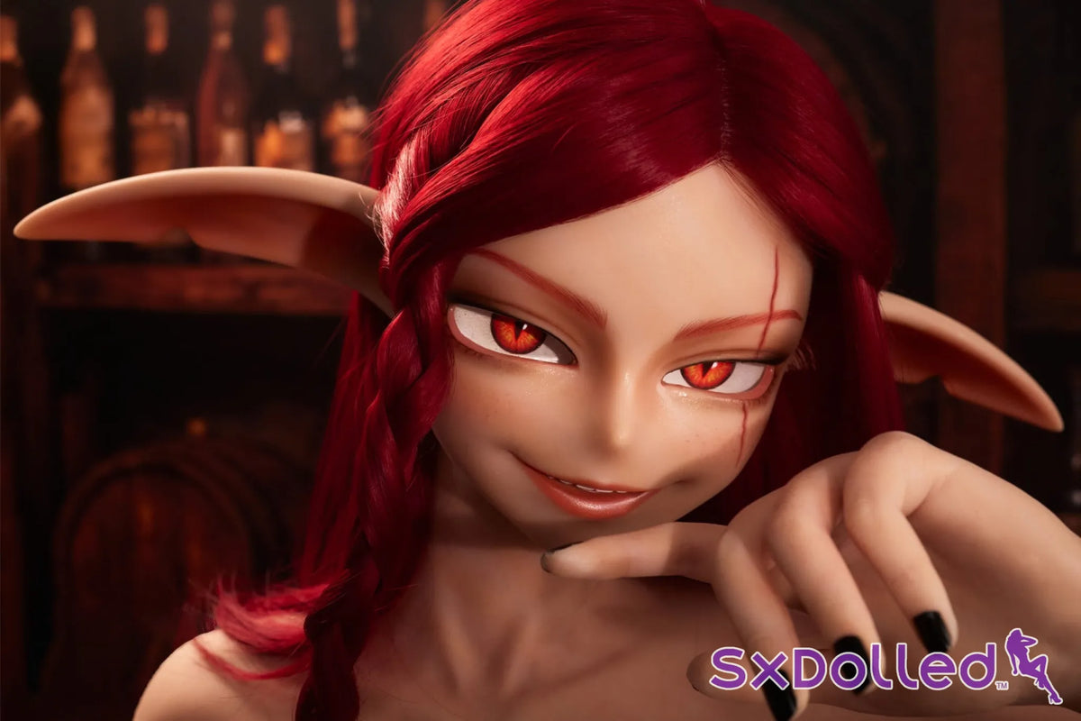 Bina A (F-Cup) (156cm) | Red Head Cosplay Sex Doll | Climax Doll - F-Cup / 156cm / Red - Sex Doll