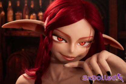 Bina A (F-Cup) (156cm) | Red Head Cosplay Sex Doll | Climax Doll - F-Cup / 156cm / Red - Sex Doll