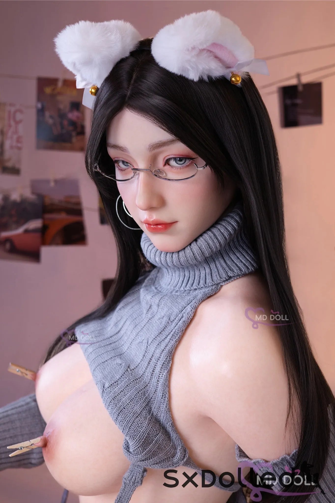 Bonnie B (F-Cup) (166cm) | Asian Kitty Cosplay Sex Doll | MD Doll F-Cup / 166cm / Brunette Sex Doll