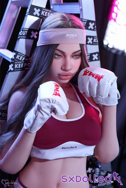 Brianna A (F-Cup) (166cm) | Female MMA Fighter Sex Doll | MD Doll F-Cup / 166cm / Brunette Sex Doll