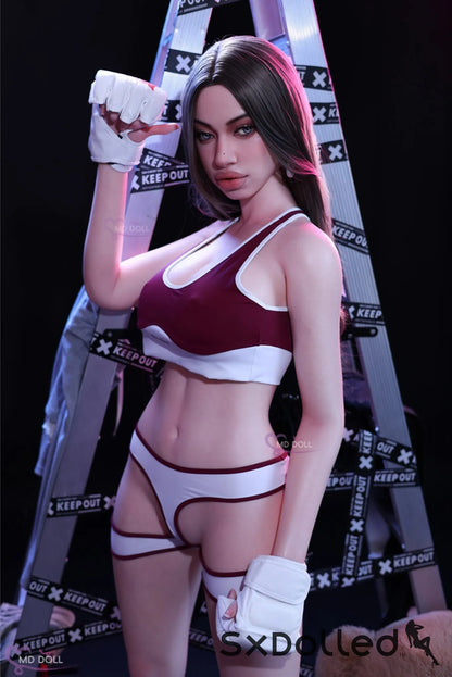 Brianna A (F-Cup) (166cm) | Female MMA Fighter Sex Doll | MD Doll F-Cup / 166cm / Brunette Sex Doll