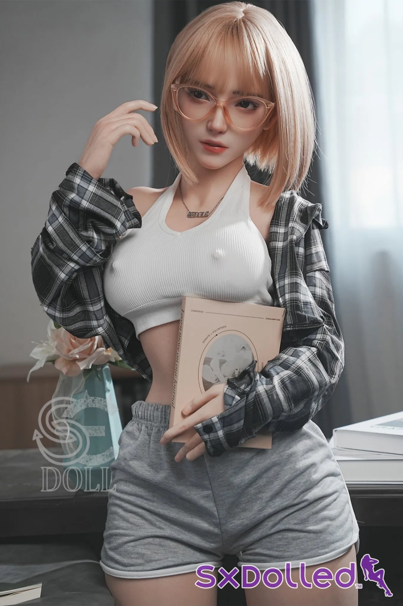 Bridget.A (E Cup) (161cm) | Caucasian Pear Sex Doll | SE Doll E Cup / 161cm / Blonde Sex Doll