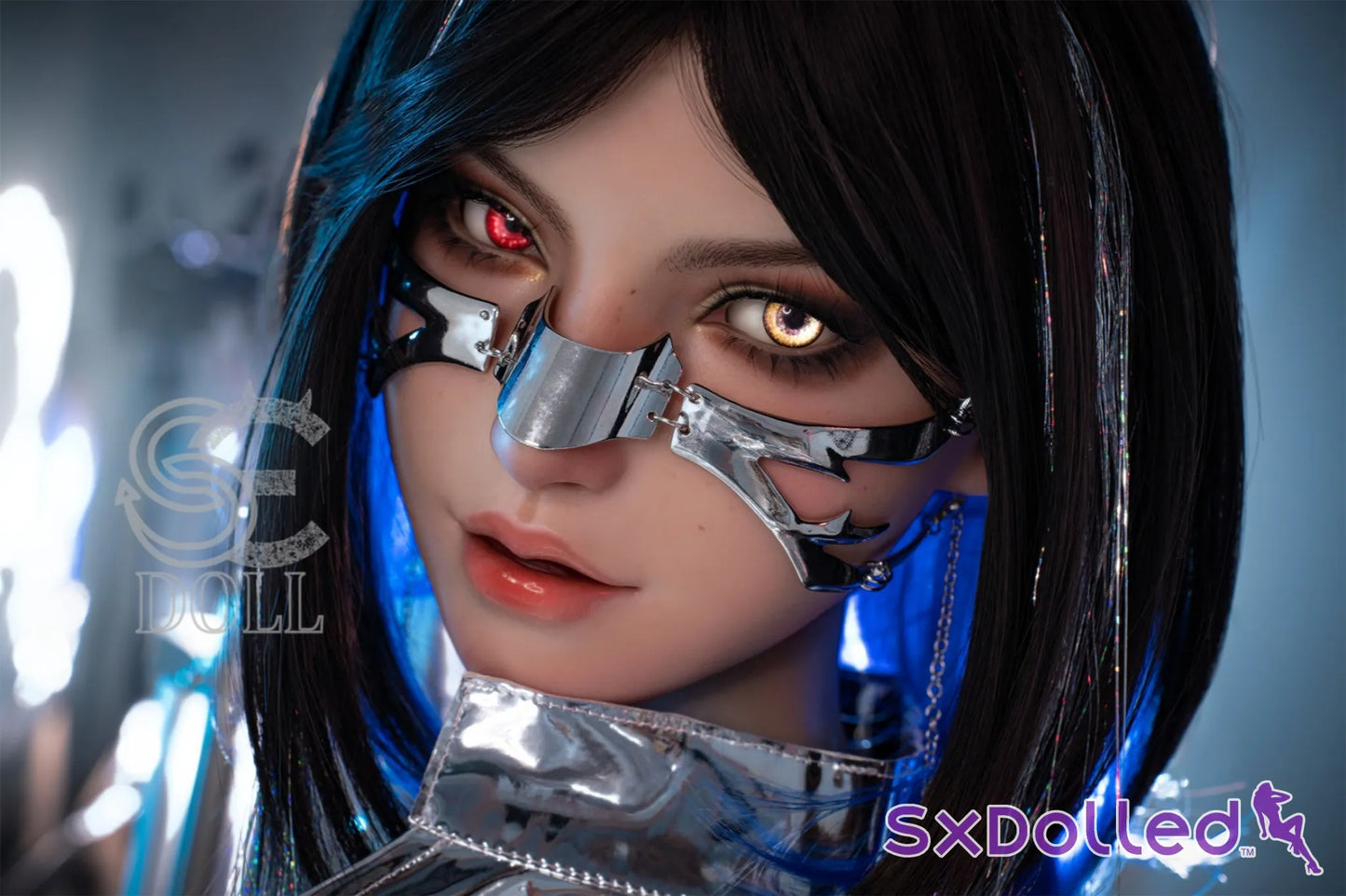 Bridget.E (E Cup) (161cm) | Thick Cyberpunk Sex Doll | SE Doll E Cup / 161cm / Black Sex Doll