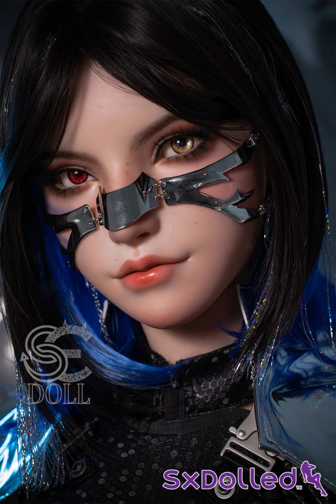 Bridget.E (E Cup) (161cm) | Thick Cyberpunk Sex Doll | SE Doll E Cup / 161cm / Black Sex Doll
