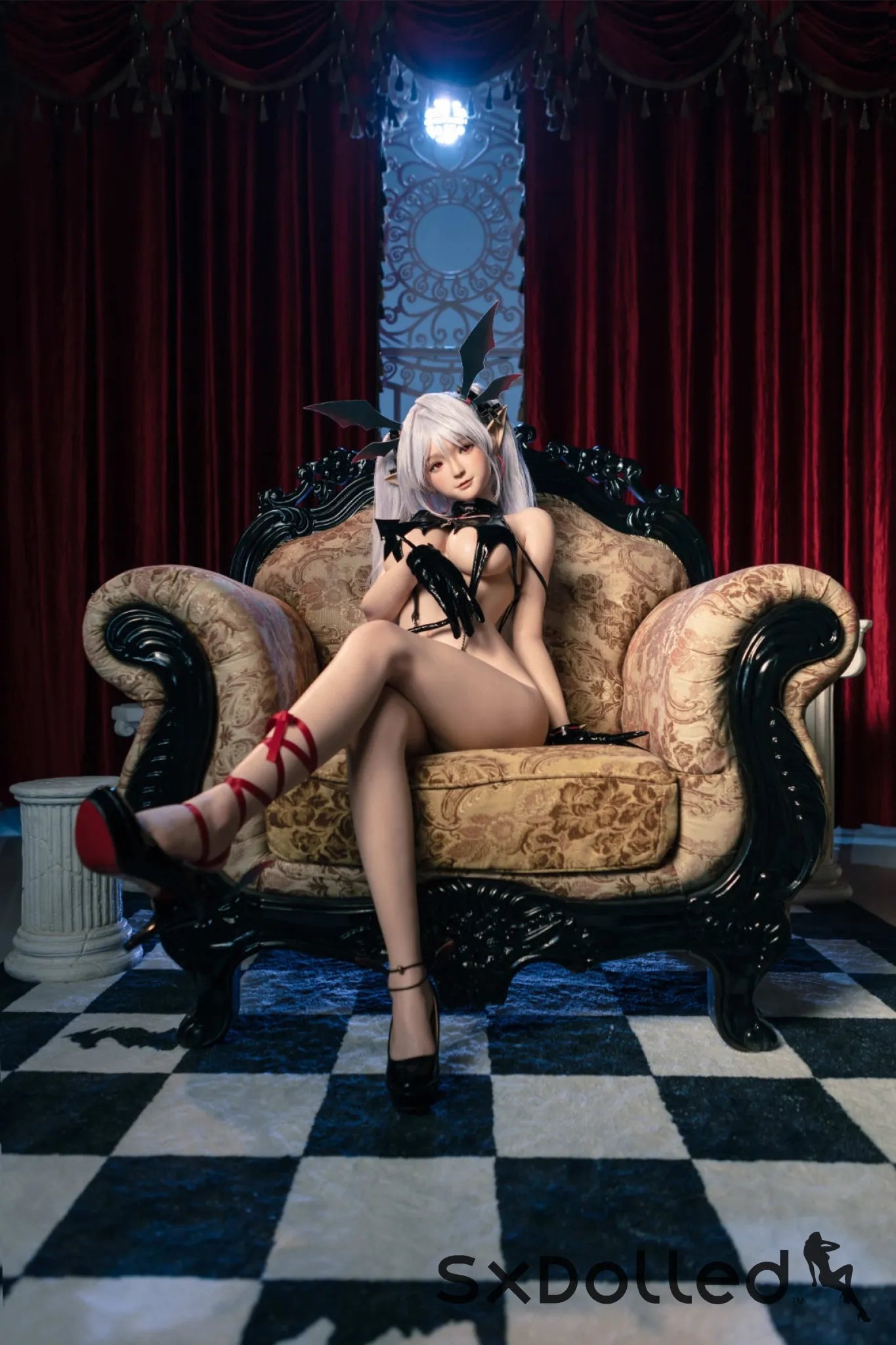 Calistae (K-Cup) (155cm) | Happy Demon Cosplay Sex Doll | AITIA K-Cup / 155cm / Purple Sex Doll