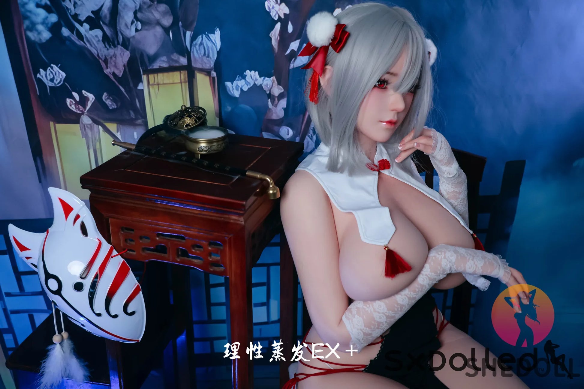 Calyra (H-Cup) (163cm) | Sex Doll H-Cup / 163cm / Grey Sex Doll