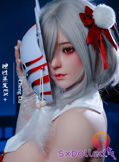 Calyra (H-Cup) (163cm) | Sex Doll H-Cup / 163cm / Grey Sex Doll