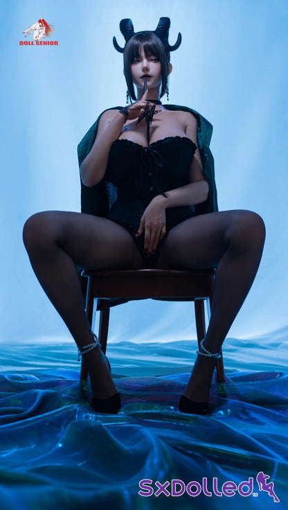 Capricorn A (G-Cup) (170cm) | Alluring Huge Boobs Sex Doll | Doll Senior - G-Cup / 170cm / Black - Sex Doll