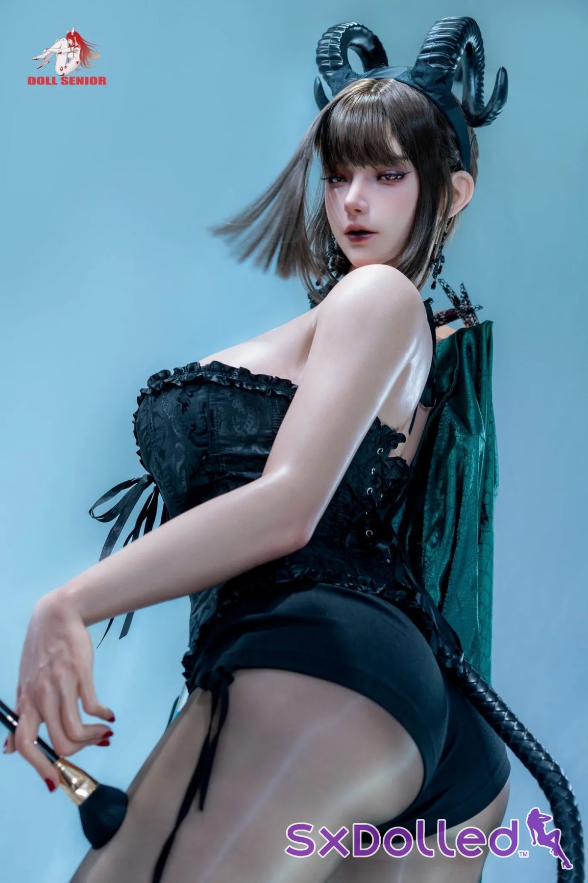 Capricorn A (G-Cup) (170cm) | Alluring Huge Boobs Sex Doll | Doll Senior - G-Cup / 170cm / Black - Sex Doll