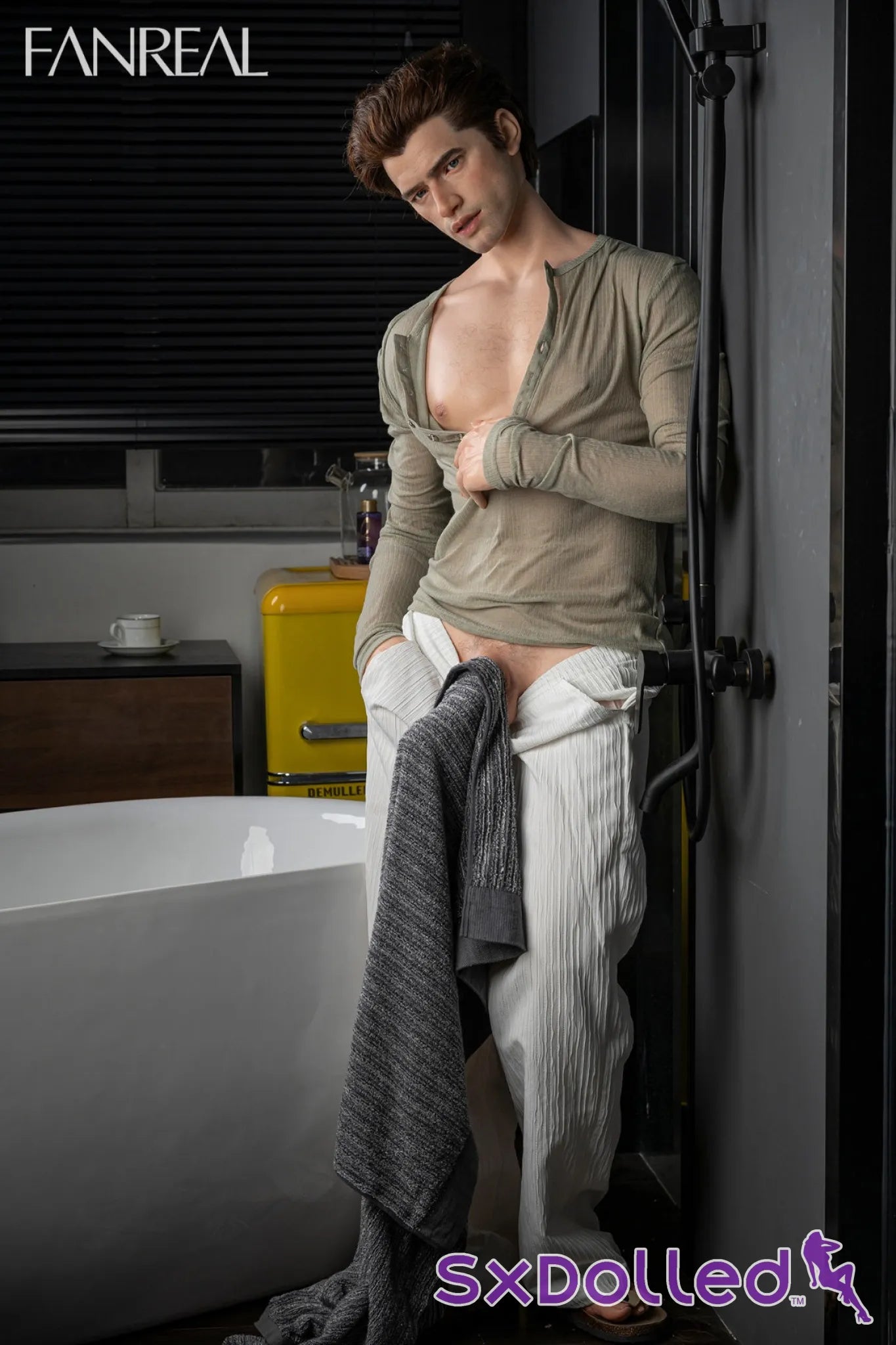 Carter (6-Inch) (173cm) | Brunette British Male Sex Doll | Fanreal 6-Inch / 173cm / Brunette Sex Doll