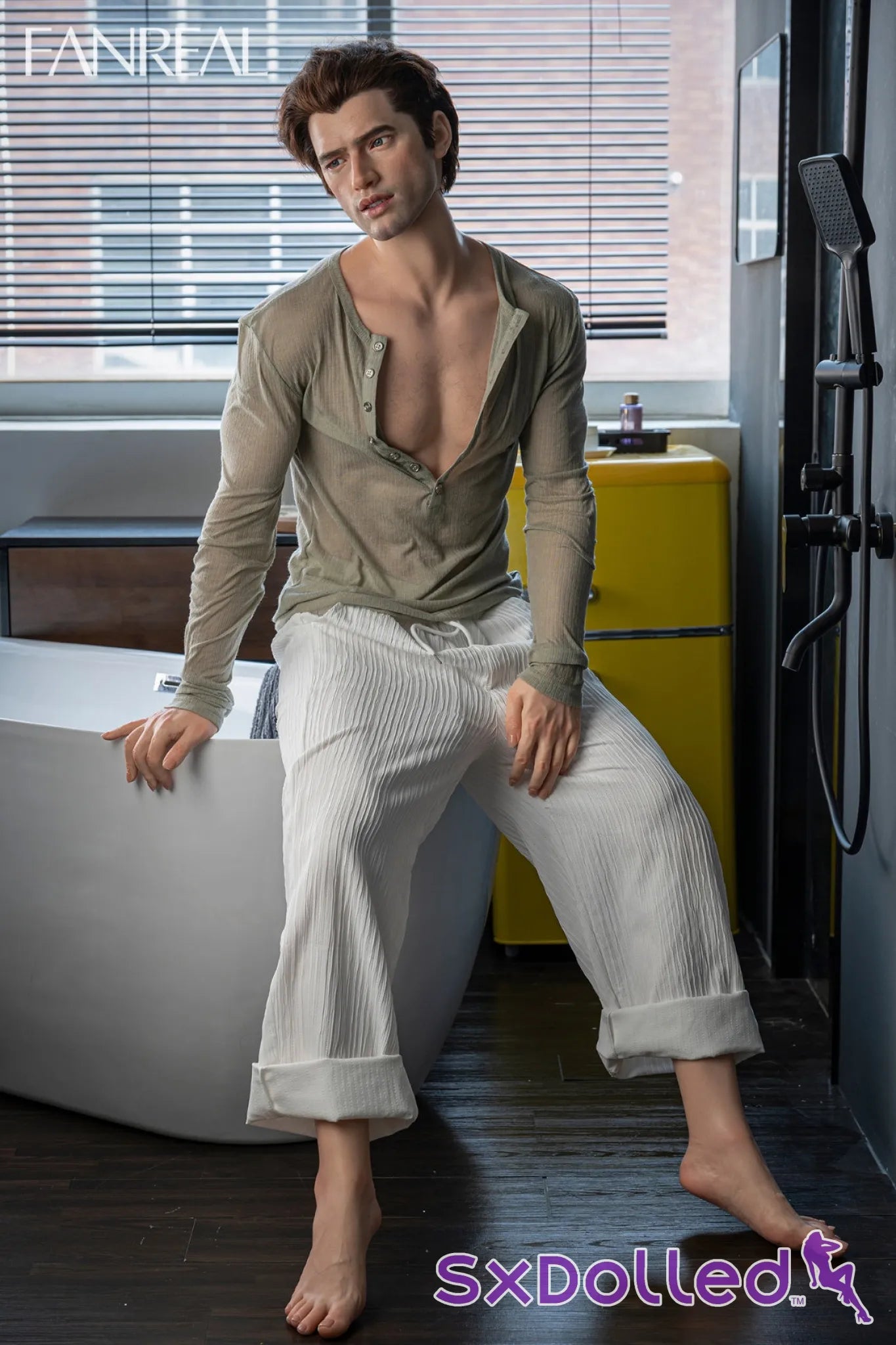 Carter (6-Inch) (173cm) | Brunette British Male Sex Doll | Fanreal 6-Inch / 173cm / Brunette Sex Doll