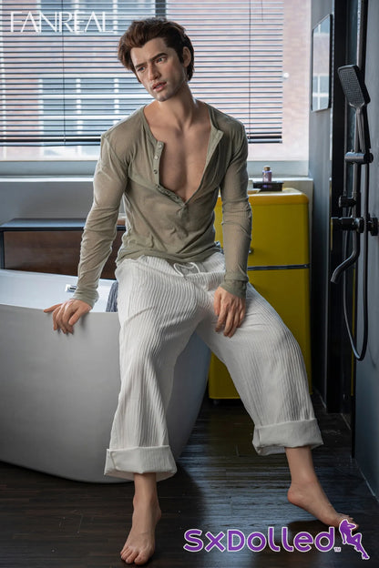 Carter (6-Inch) (173cm) | Brunette British Male Sex Doll | Fanreal 6-Inch / 173cm / Brunette Sex Doll
