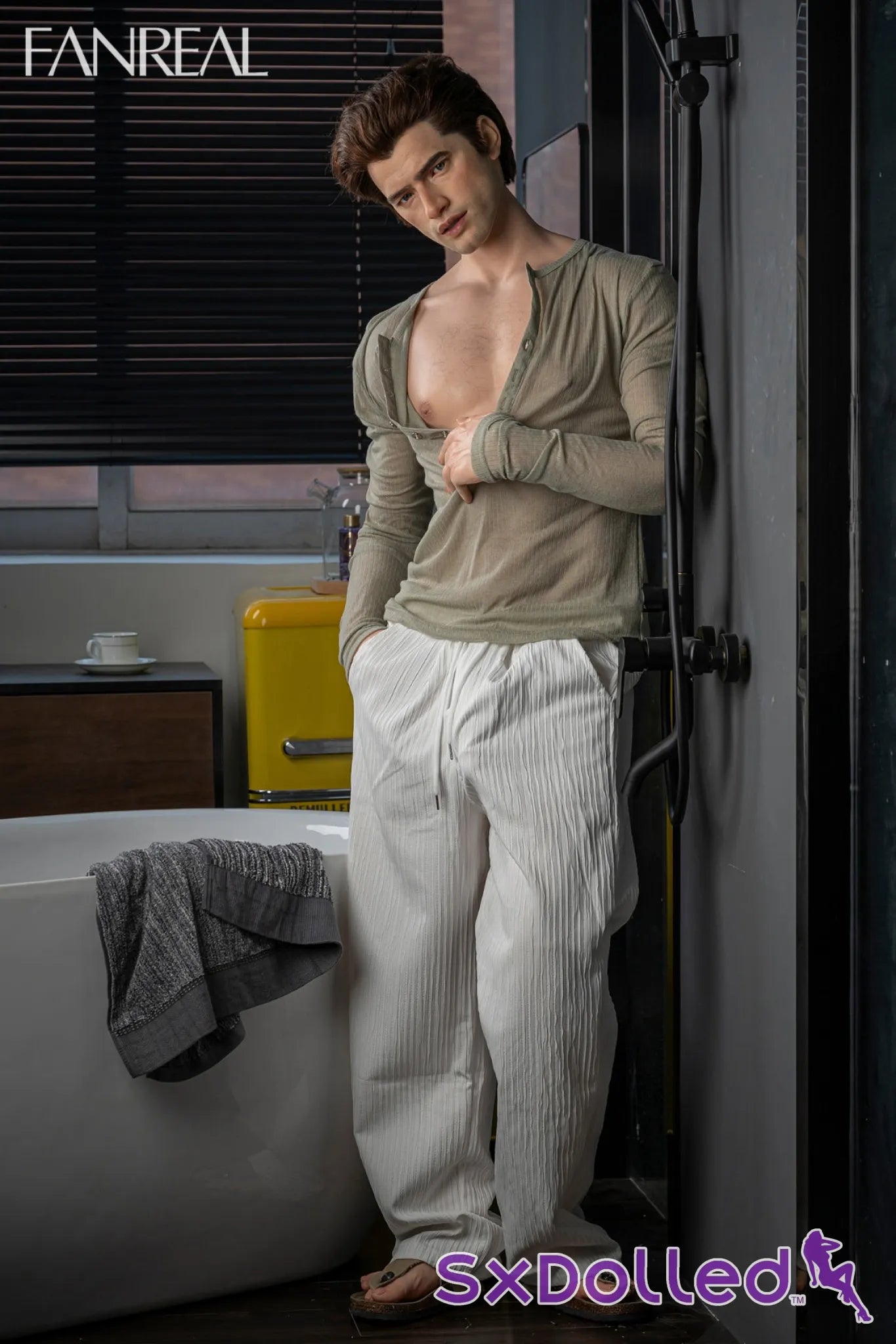 Carter (6-Inch) (173cm) | Brunette British Male Sex Doll | Fanreal 6-Inch / 173cm / Brunette Sex Doll