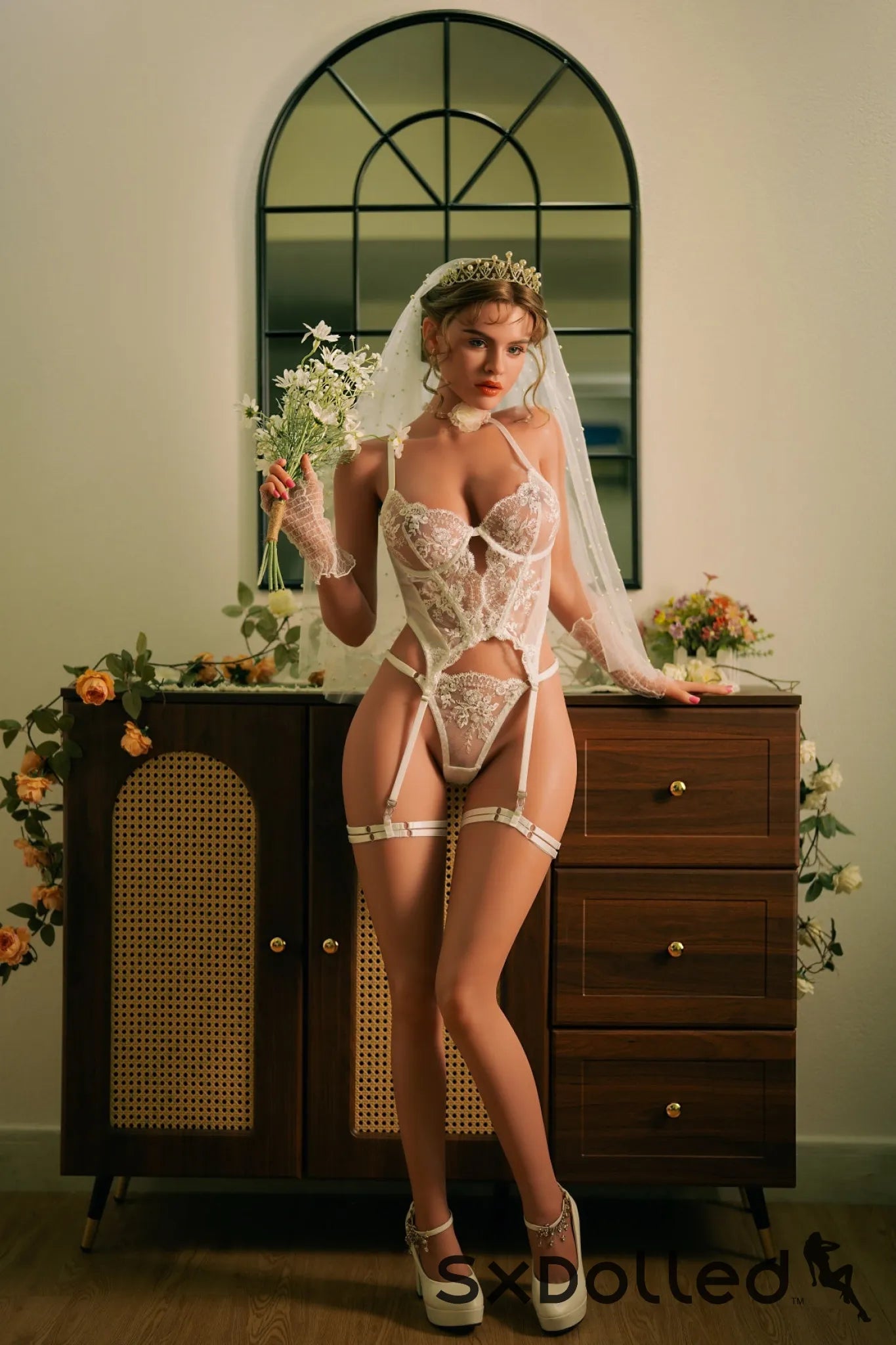 Casey A (E-Cup) (158cm) | Latina Bride Sex Doll | Top Fire Doll E-Cup / 158cm / Brunette Sex Doll