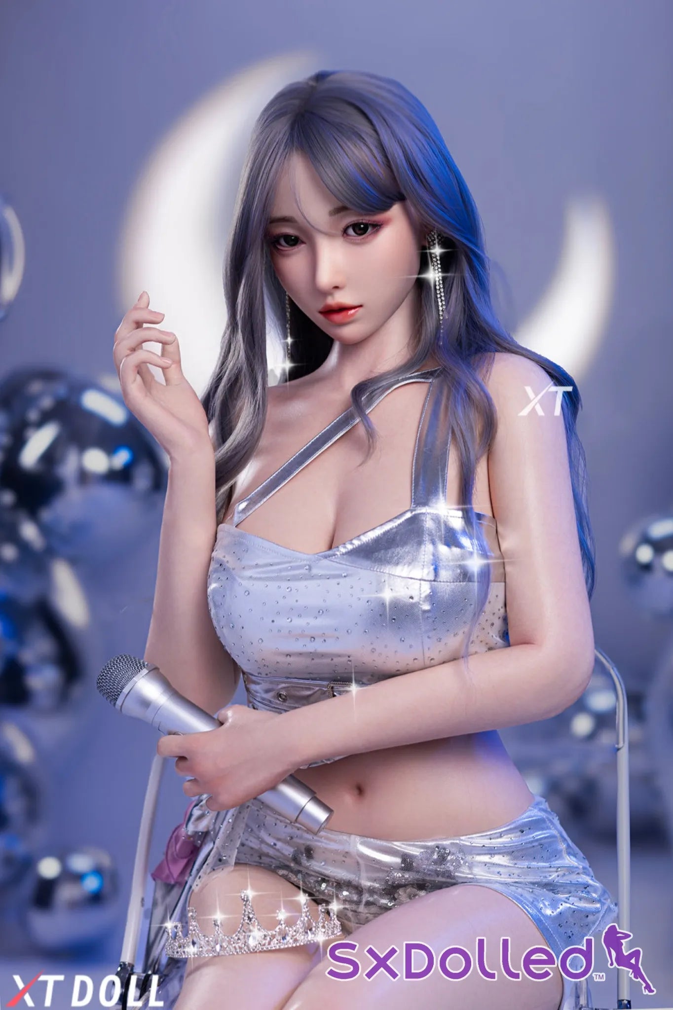 Charlene A (E-Cup) (165cm) | Asian Grey Hair Sex Doll | XT Doll E-Cup / 165cm / Grey Sex Doll