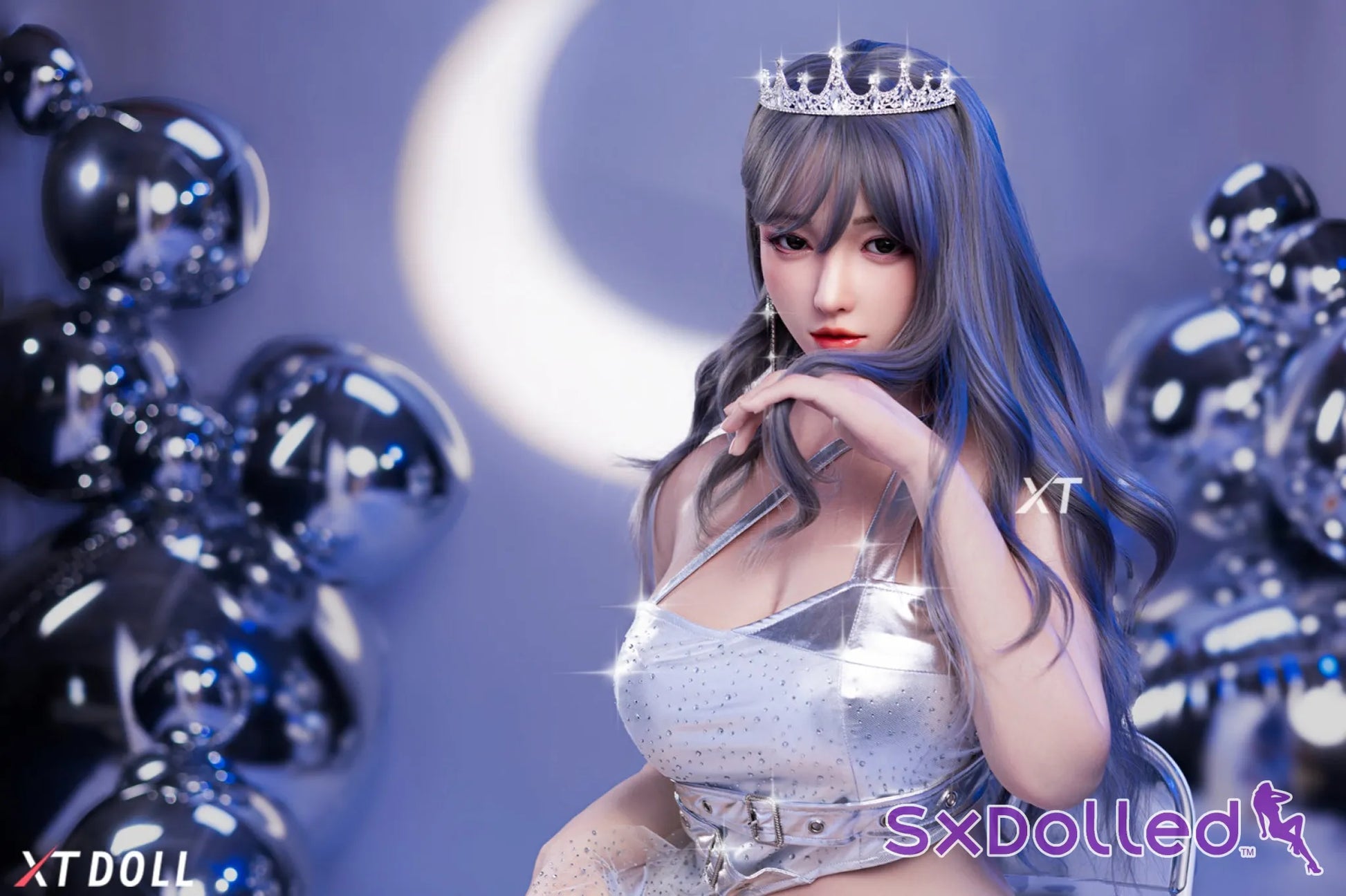 Charlene A (E-Cup) (165cm) | Asian Grey Hair Sex Doll | XT Doll E-Cup / 165cm / Grey Sex Doll
