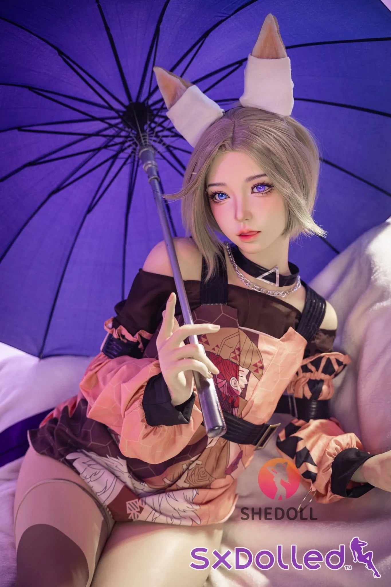 Cheryl A (D-Cup) (167cm) | Asian Fox Cosplay Sex Doll | SHEDOLL D-Cup / 167cm / Blonde Sex Doll