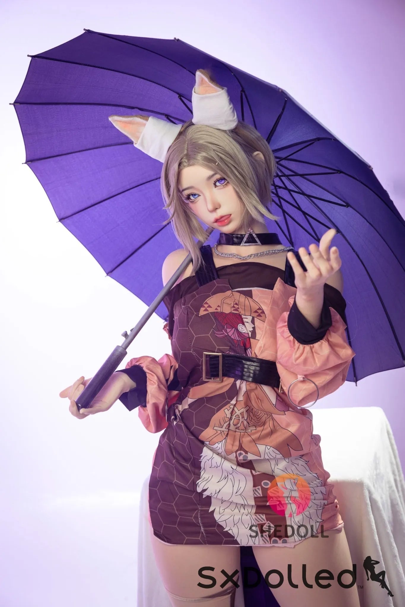 Cheryl A (D-Cup) (167cm) | Asian Fox Cosplay Sex Doll | SHEDOLL D-Cup / 167cm / Blonde Sex Doll