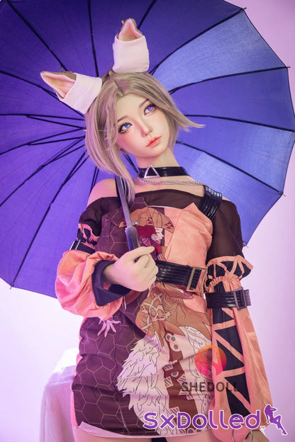 Cheryl A (D-Cup) (167cm) | Asian Fox Cosplay Sex Doll | SHEDOLL D-Cup / 167cm / Blonde Sex Doll